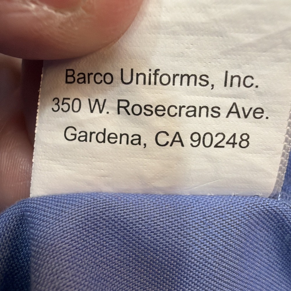 Greys Anatomy Barco Scrub Pants Womens Size Small Ciel Blue Cargo‎ 6 Pocket - Picture 13 of 14